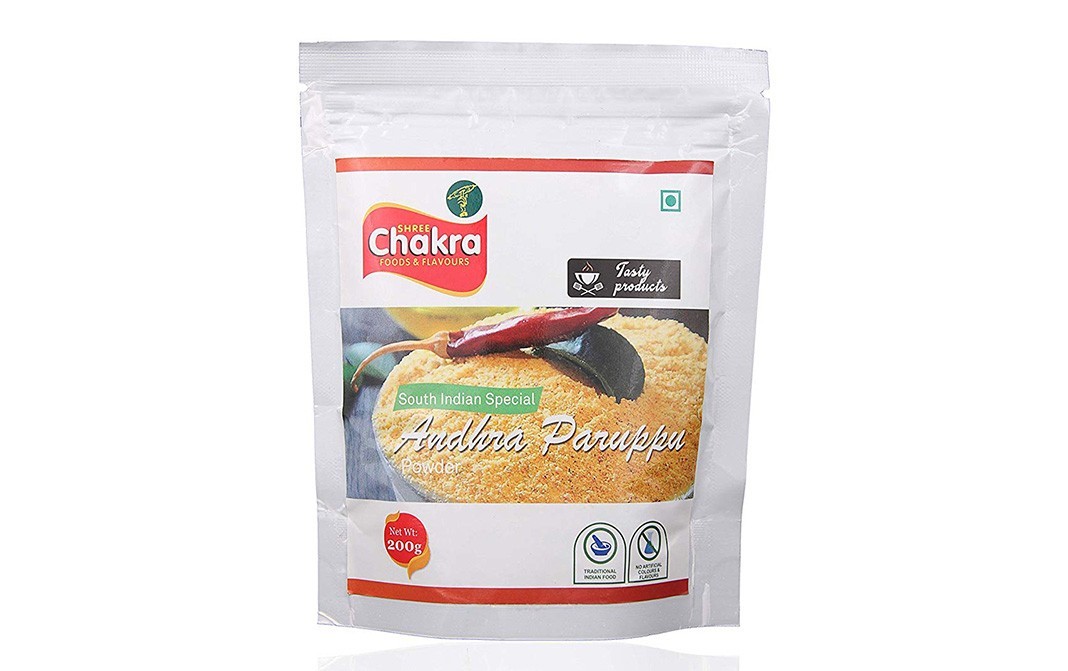 Shree Chakra Andhra Paruppu Powder   Pack  200 grams